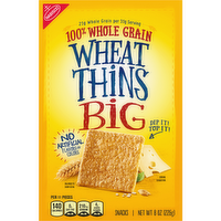 WHEAT THINS Original Baked Big Snacks, Whole Grain Crackers, Snack - 8 Ounce