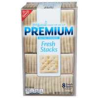 Nabisco Premium Original Topped With Sea Salt Fresh Stacks - 1.7 Ounce - 8 Count