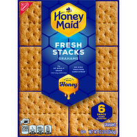 HONEY MAID Original Fresh Stacks Graham Crackers, Travel Snacks, Multi Snack Packs - 12.2 Ounce