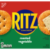 RITZ Roasted Vegetable Crackers, Snacks For Kids And Adults, Lunch - 13.3 Ounce