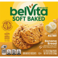 BELVITA Breakfast Biscuit Banana Soft Baked Bread Biscuits - 8.8 Ounce