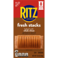 RITZ Whole Wheat Fresh Stacks Crackers, Travel Snacks, Multi Snack Packs - 11.6 Ounce