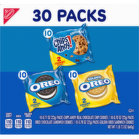 CHIPS AHOY!/OREOAssorted Nabisco Sweet Treats Cookie Variety Pack Oreo, Golden & Ahoy!, Snack Packs - 23.3 Ounce