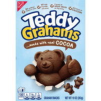 TEDDY GRAHAMS Chocolate Graham Snacks, Kids - 10 Ounce