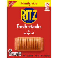 RITZ Original Fresh Stacks Crackers, Travel Snacks, Family Size, Multi Snack Packs - 17.8 Ounce