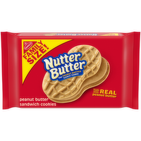 Nabisco Nutter Butter NUTTER BUTTER Peanut Family Size! Sandwich Cookies - 16 Ounce