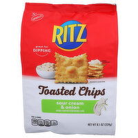 Nabisco Ritz Sour Cream & Onion Toasted Chips - 8.1 Ounce