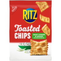 Nabisco Ritz Toasted Chips Sour Cream & Onion - 8.1 Ounce