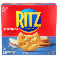 Nabisco Ritz Baked With Onion, Poppy Seeds, Garlic & Sea Salt Crackers Everything - 13.7 Ounce