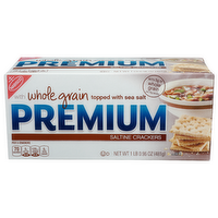 Nabisco Premium Whole Grain Topped With Sea Salt Saltine Crackers - 16.96 Ounce
