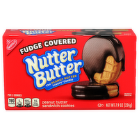Nabisco Nutter Butter Fudge Covered Peanut Sandwich Cookies - 7.9 Ounce