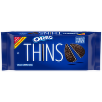 Oreo Thins Original Thins Chocolate Sandwich Cookies, Family Size - 11.78 Ounce