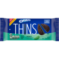 OREO Thins Mint Family Size Creme Chocolate Sandwich Cookies - 11.78 Ounce