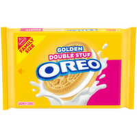 Oreo Golden Original Double Stuf Golden Sandwich Cookies, Family Size - 18.71 Ounce