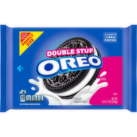 OREO OREO Double Stuf Chocolate Sandwich Cookies, Family Size, 18.71 oz - 1.11 Ounce