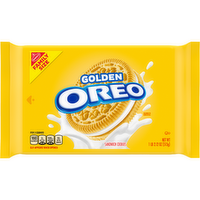 OREO Golden Vanilla Sandwich Cookies, Family Size - 18.12 Ounce