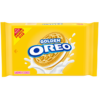 Oreo Golden Vanilla Golden Sandwich Cookies, Family Size - 18.12 Ounce