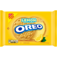 OREO Golden Lemon Creme Sandwich Cookies, Family Size - 18.71 Ounce