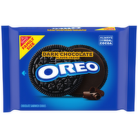 Oreo Dark Chocolate Flavor Creme Chocolate Sandwich Cookies - 17 Ounce