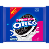 OREO Double Stuf Original Chocolate Sandwich Cookies, Party Size - 24.95 Ounce