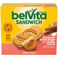 Belvita Sandwich Cinnamon Brown Sugar With Vanilla Creme Sandwich Breakfast Biscuits - 8.8 Ounce