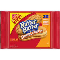 Nabisco Nutter Butter DOUBLE NUTTY Peanut Double Nutty Sandwich Cookies - 15.27 Ounce