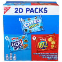 Nabisco Oreo Mini Chips Ahoy! Ritz - 20 Ounce