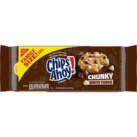 CHIPS AHOY! White Fudge Chocolate Chip Chunky Chunk Cookies, Family Size - 18 Ounce
