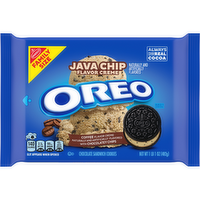 OREO Java Chip Creme Chocolate Sandwich Cookies, Family Size - 17 Ounce