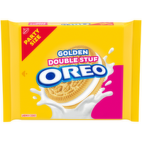 Oreo Golden Original Double Stuf Golden Sandwich Cookies, Party Size - 24.95 Ounce