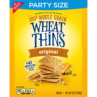 Wheat Thins Wheat Thins Original Snacks, Whole Grain Wheat Crackers, Snack Party Size, Box - 20 Ounce