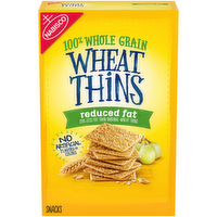 Wheat Thins Reduced Fat Whole Grain Wheat Crackers - 8 Ounce