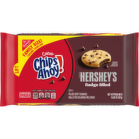 CHIPS AHOY! Chewy Chocolate Fudge Hershey's Filled Soft Chip Cookies, Family Size - 14.85 Ounce