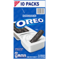 HANDI-SNACKS Oreo Chocolate Cookie Sticks 'n Creme Dip Snack Packs - 10 Ounce