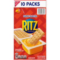 HANDI-SNACKS Ritz Cheese Crackers 'n Cheesy Dip Snack Packs - 9.5 Ounce