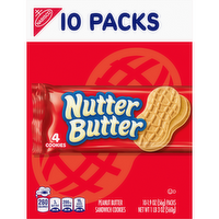 NUTTER BUTTER Peanut Sandwich Cookies, Snack Packs - 19 Ounce