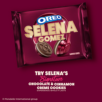 Oreo Oreo Chocolate & Cinnamon Creme Selena Gomez Cookies, Limited Edition - 10.68 Ounce