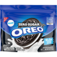 Oreo Zero Sugar Chocolate Sandwich Cookies Snack Packs - 8 Ounce