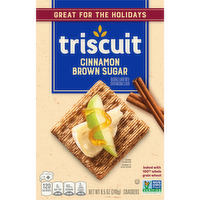 Triscuit Triscuit Cinnamon Brown Sugar Whole Grain Wheat Crackers, Holiday - 8.5 Ounce