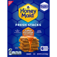 Honey Maid Salted Caramel Graham Crackers, Travel Snacks, Multi Snack Packs - 12.2 Ounce