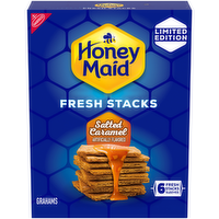 Honey Maid Salted Caramel Graham Crackers, Travel Snacks, Multi Snack Packs - 12.2 Ounce