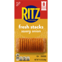 Ritz Fresh Stacks Savory Onion Crackers Travel Snacks Multi Snack Packs - 11.5 Ounce