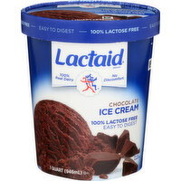 Lactaid Ice Cream Chocolate 100% Lactose Free - 1 Quart