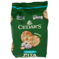 CEDAR'S Garlic Pita Chips - 6 Ounce