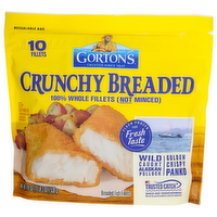 Gorton's Crunchy Breaded Fish Fillets - 1.9 Ounce - 10 Count