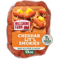 Hillshire Farm Cheddar Lit'l Smokies Smoked Sausage - 13 Ounce