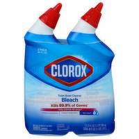 Clorox Rain Clean Toilet Bowl Cleaner Bleach - 24 Fluid Ounce - 2 Count