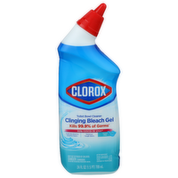 Clorox Ocean Mist Clinging Bleach Gel Toilet Bowl Cleaner - 24 Fluid Ounce