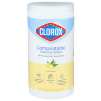 Clorox Cleaning Wipes - 0.225 Ounce - 75 Count
