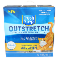 Fresh Step Outstretch Concentrated Clumping Litter - 19 Pound